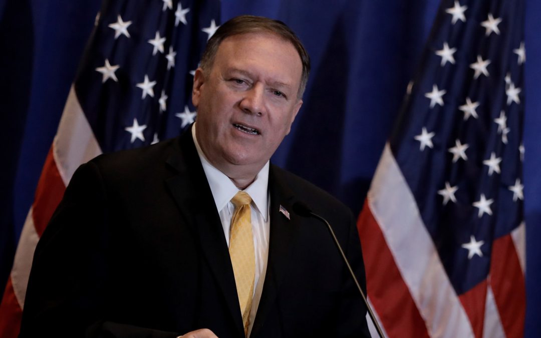 Urgent appeal addressed to the US Secretary of State Mike Pompeo to prevent a “human catastrophe” in Iran
