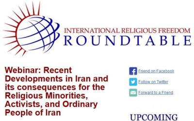 Join our Webinar on the Pressing Recent Developments in Iran and its consequences for the Religious Minorities, Activists, and ordinary People of Iran