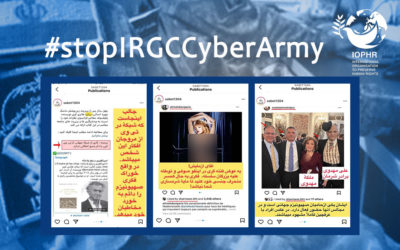 IOPHR’s statement regarding the recent threats and psychological warfare by Iranian Revolutionary Guards’ Cyber army against Mrs. Beheshti