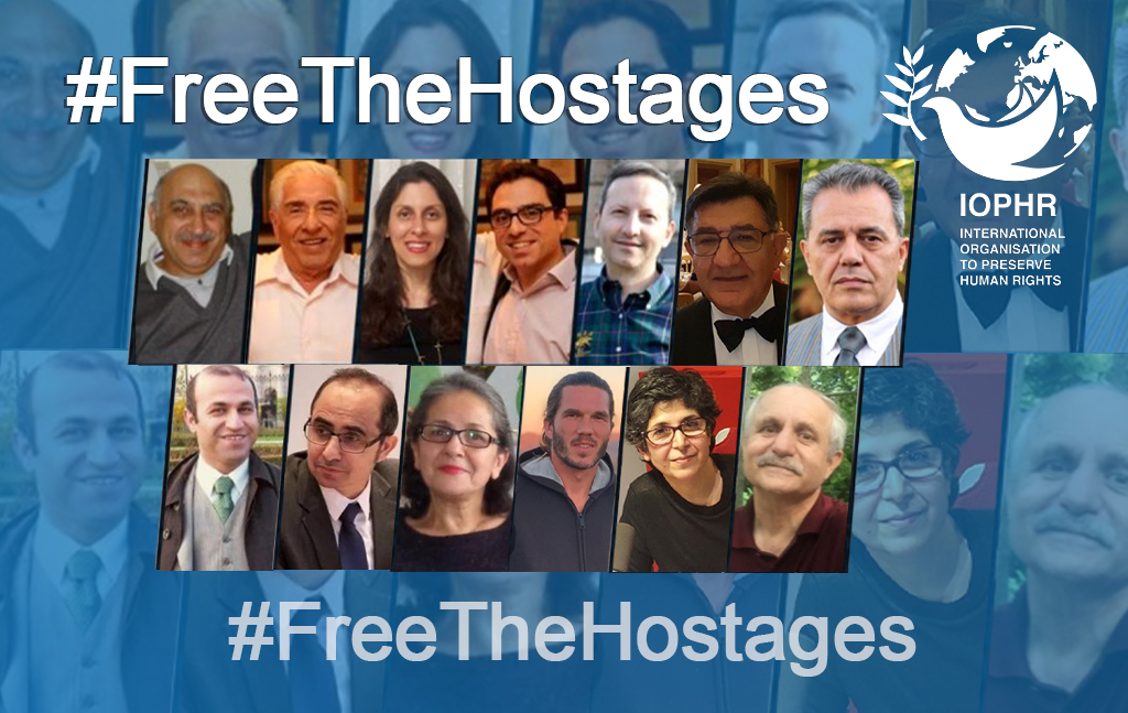 The IOPHR calls on the European Union and European governments negotiating with Iran, for the immediate and unconditional release of all dual nationals held hostage in Iran, prior to the revival of the Joint Comprehensive Plan of Action (JCOPA) agreement.