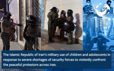 The statement of the International Organisation to Preserve Human Rights (IOPHR) regarding the abhorrent use of children as a means of violent suppression of the peaceful demonstrations of the people of Iran