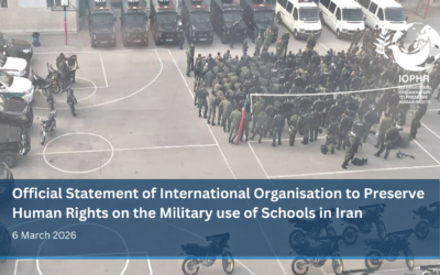 Official Statement of International Organisation to Preserve Human Rights on the Military use of Schools in Iran